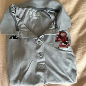 Grey women’s small polo Boston College